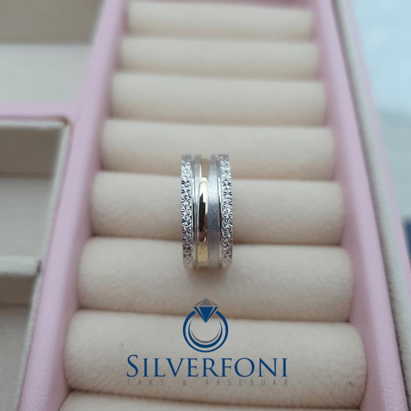 Suyolu Modeli Modern Bayan Alyans – Silverfoni