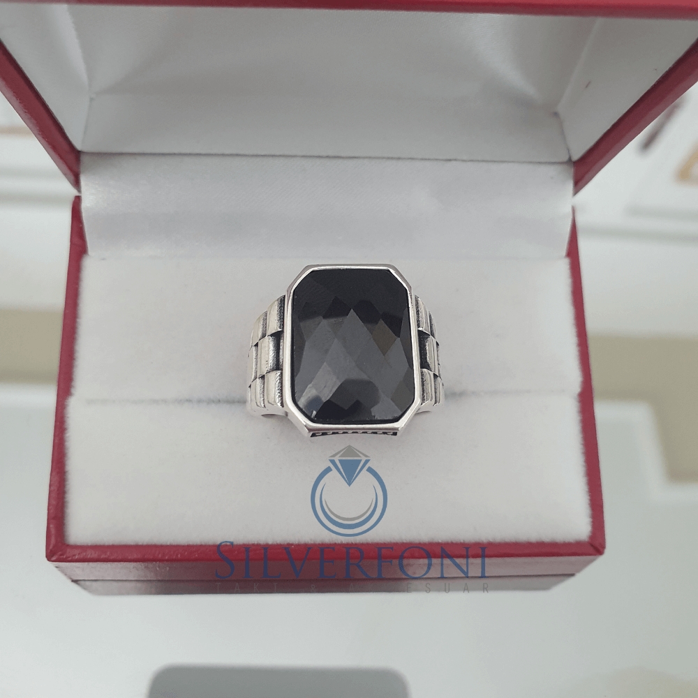 Silverfoni 925 Ayar Gümüş erkek yüzük