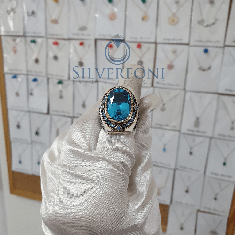 Silverfoni 925 Ayar Gümüş Koleksiyon 1  erkek yüzük
