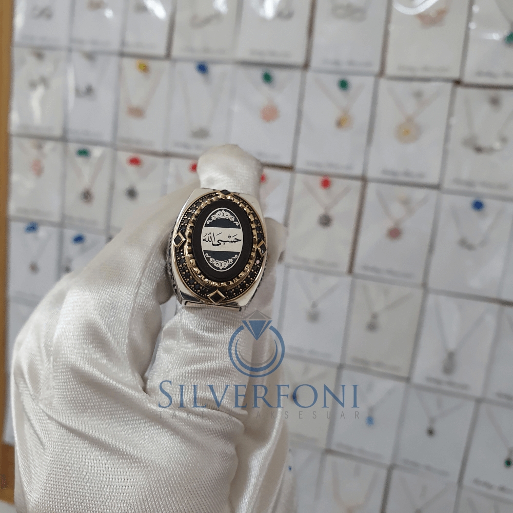 Silverfoni 925 Ayar Gümüş Koleksiyon 5  erkek yüzük