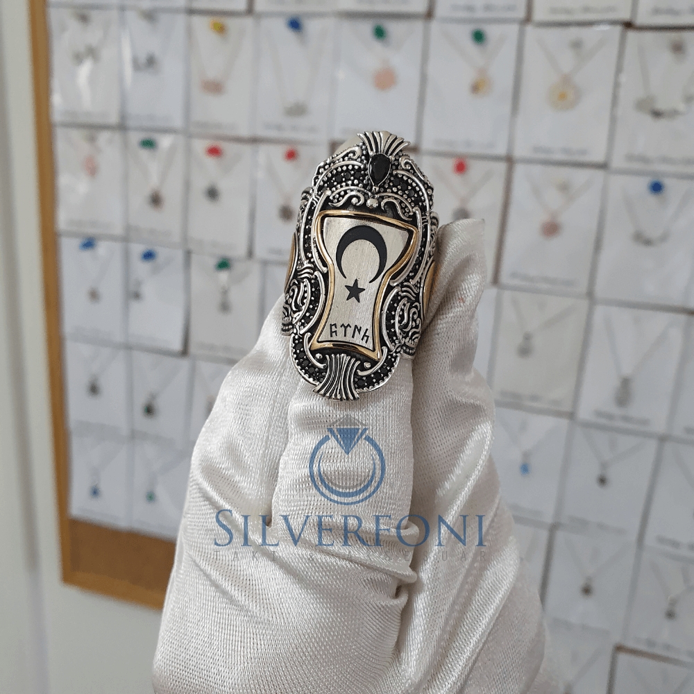Silverfoni 925 Ayar Gümüş Koleksiyon 3  erkek yüzük
