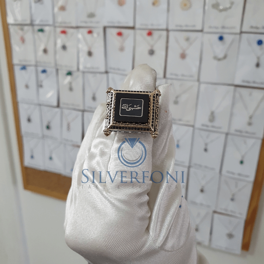 Silverfoni 925 Ayar Gümüş Koleksiyon 8  erkek yüzük