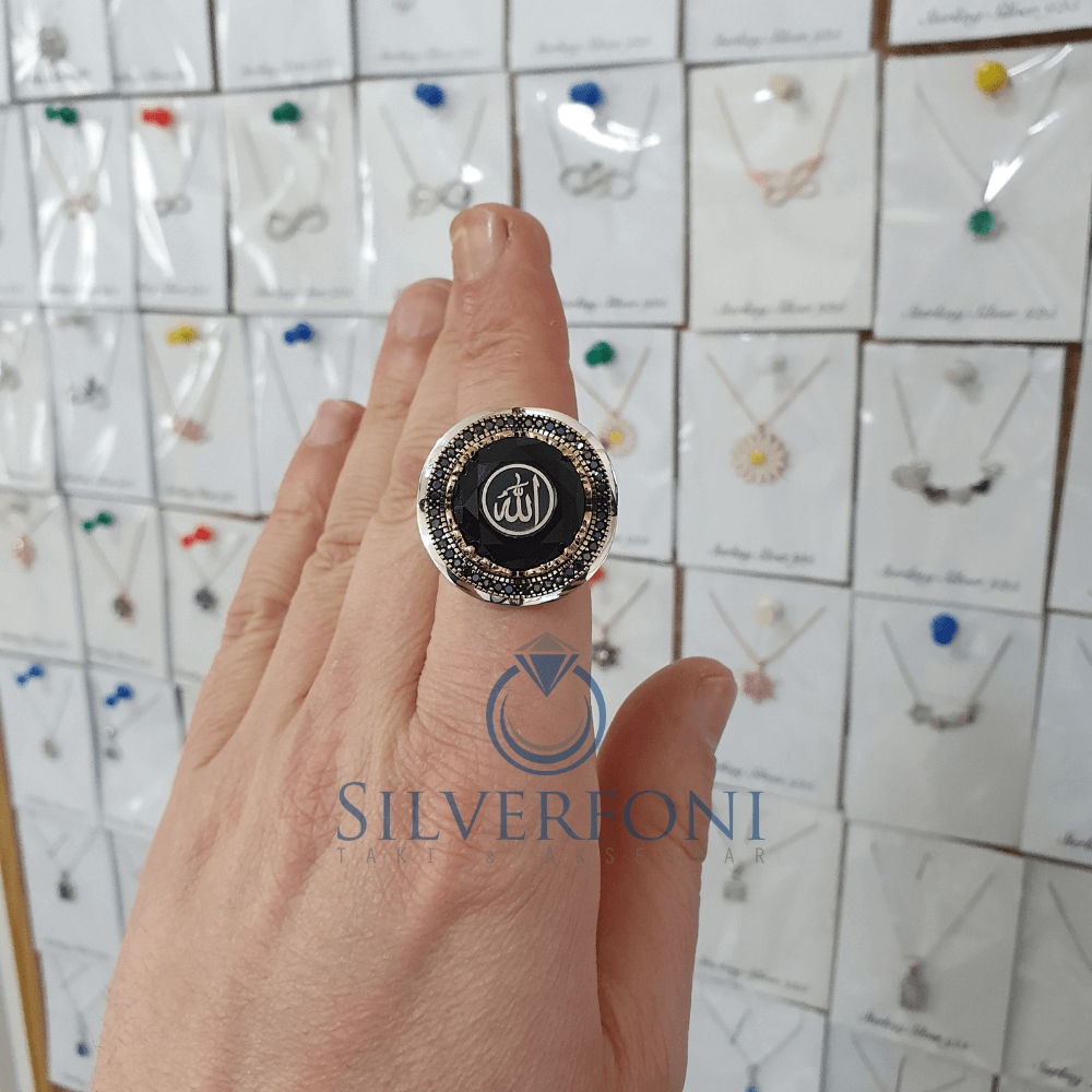 Silverfoni 925 Ayar Gümüş Koleksiyon 14  erkek yüzük