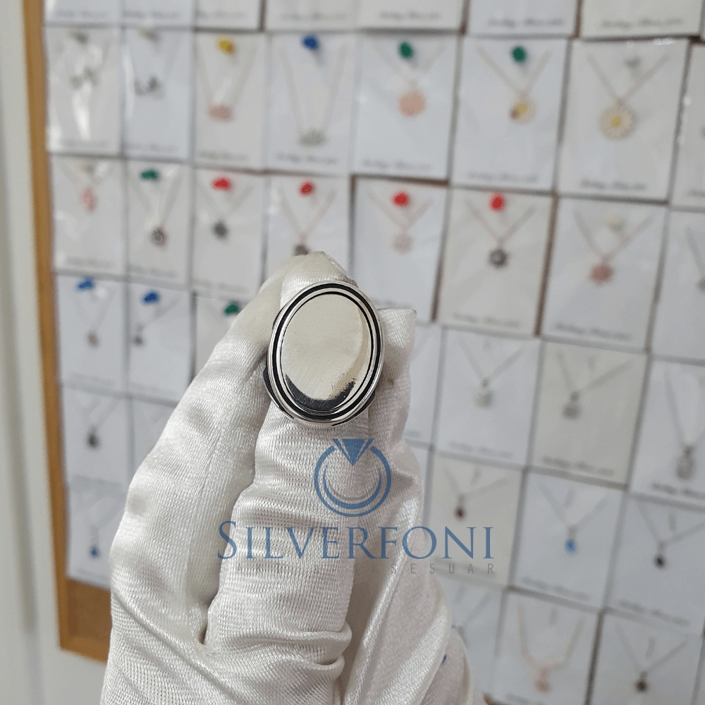 Silverfoni 925 Ayar Gümüş Koleksiyon 7  erkek yüzük