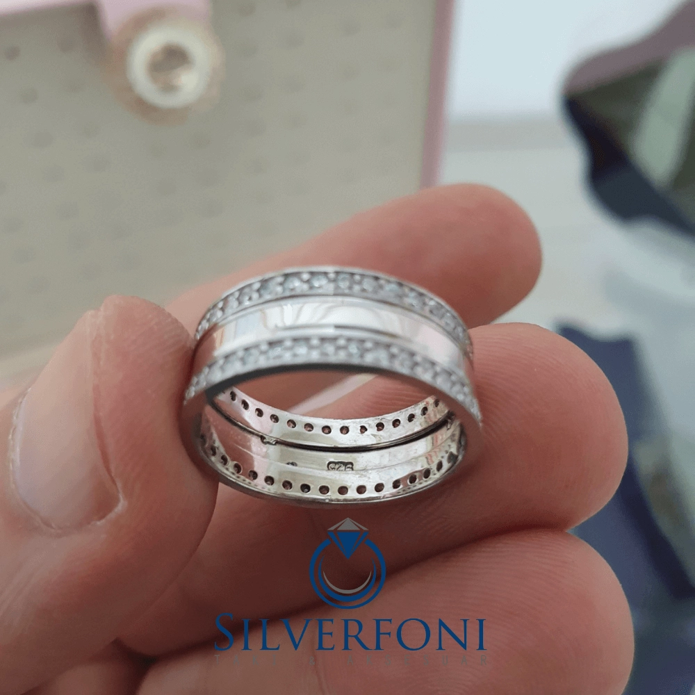 Silverfoni Rüya Taşlı Bayan Alyans