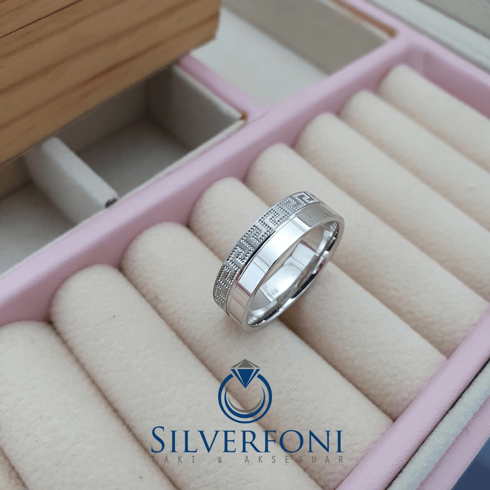 Sesilya Modeli Modern Bayan Alyans – Silverfoni