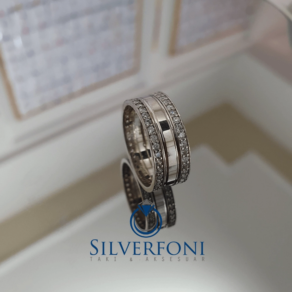 Silverfoni Rüya Taşlı Bayan Alyans