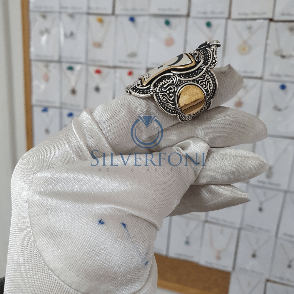 Silverfoni 925 Ayar Gümüş Koleksiyon 3  erkek yüzük