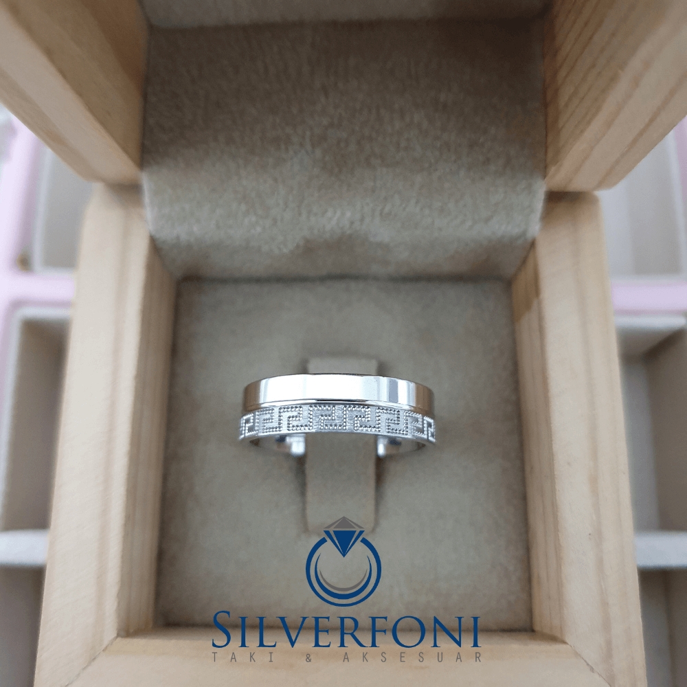 Sesilya Modeli Modern Bayan Alyans – Silverfoni