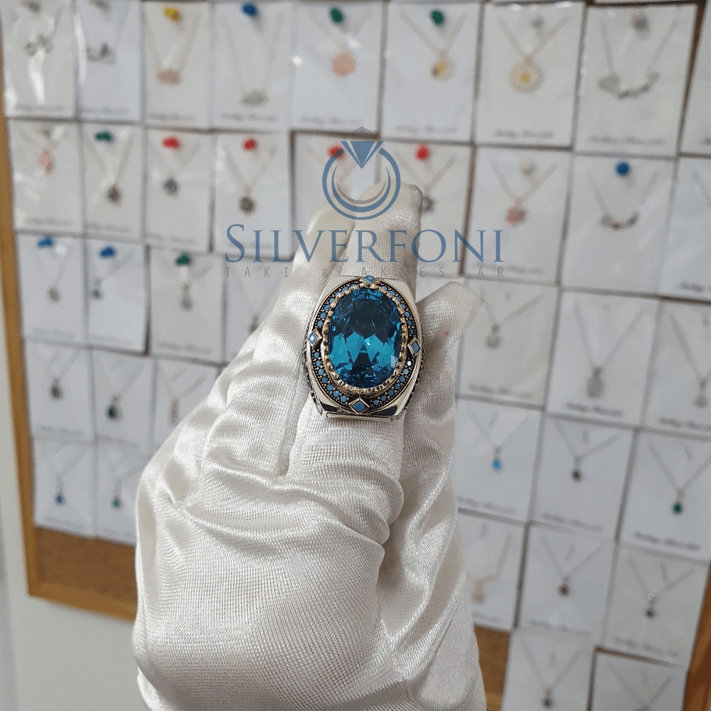 Silverfoni 925 Ayar Gümüş Koleksiyon 1  erkek yüzük