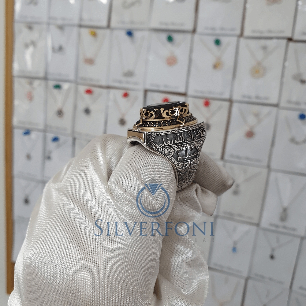 Silverfoni 925 Ayar Gümüş Koleksiyon 5  erkek yüzük