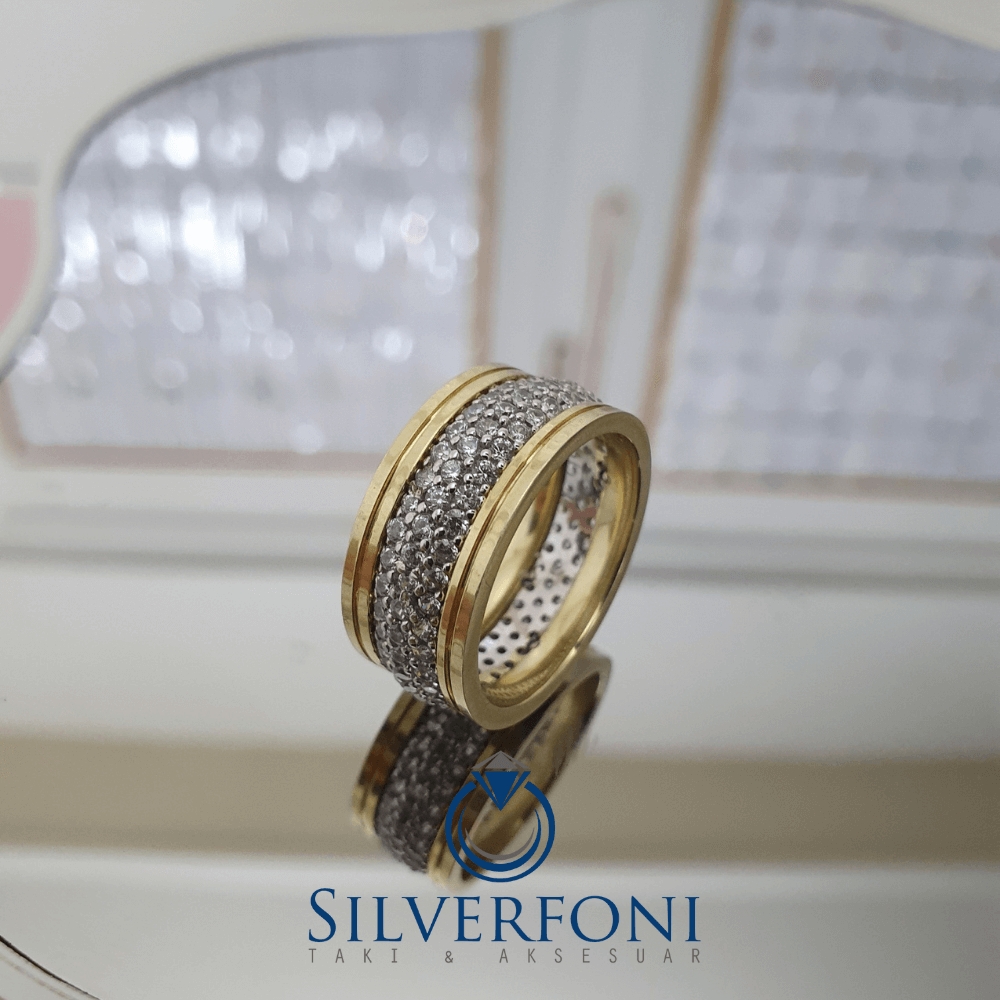 Silverfoni  Altın Işıltı Trio Alyans