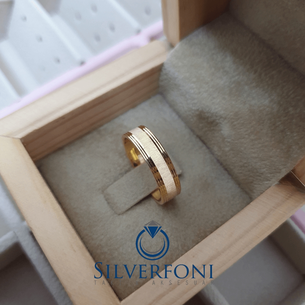 Silverfoni  Erkek Berrak Modeli Klasik Gümüş Alyans