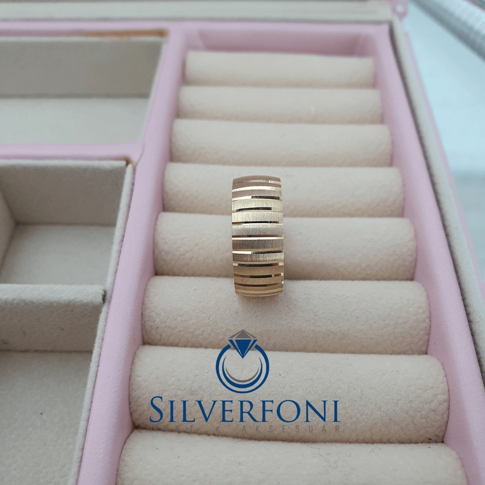 Bay Bombe Tırtık Alyans Silverfoni