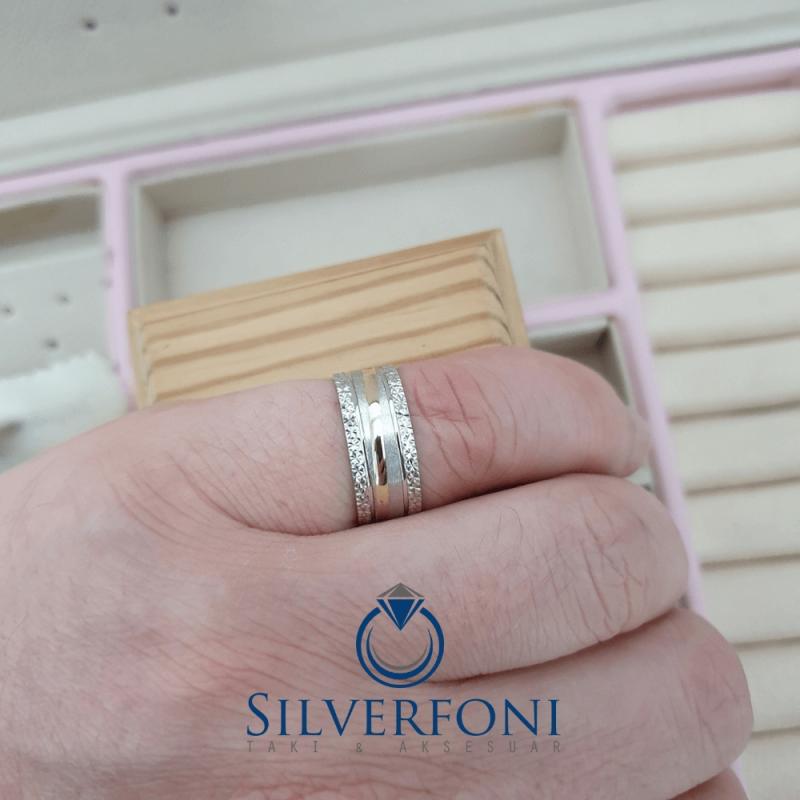 Suyolu Modeli Modern Bayan Alyans – Silverfoni