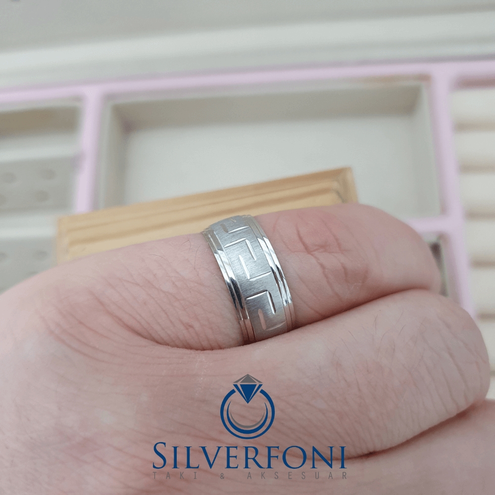 Kuvars Modeli Modern Bayan Alyans – Silverfoni