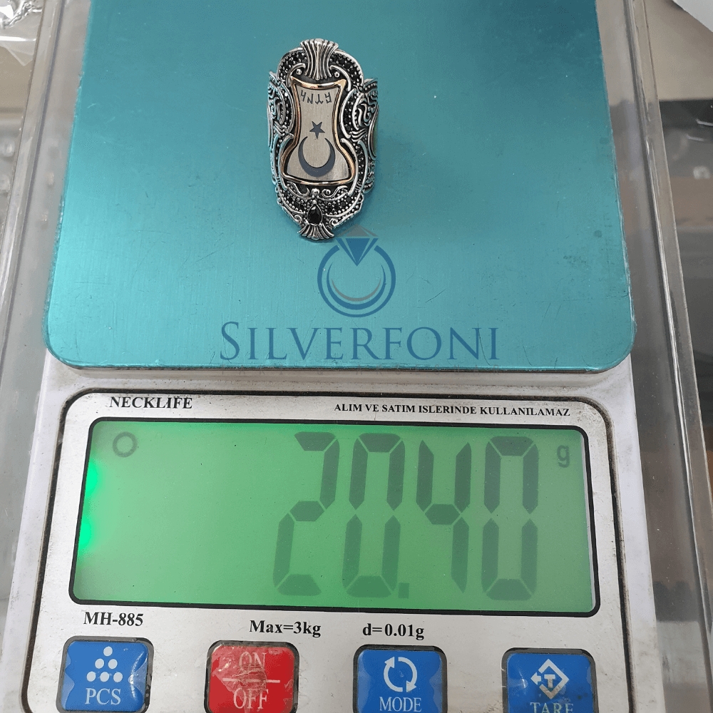 Silverfoni 925 Ayar Gümüş Koleksiyon 3  erkek yüzük
