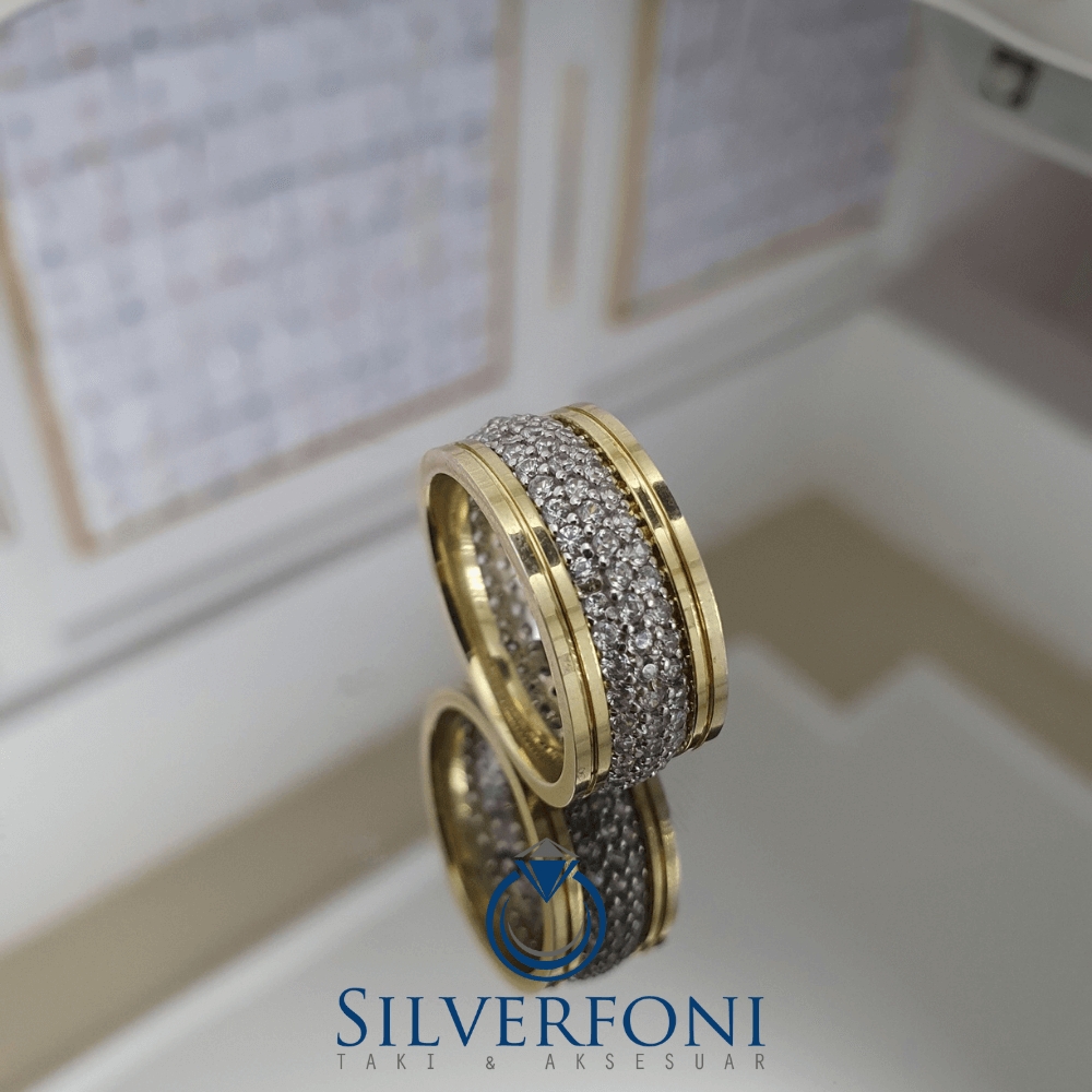 Silverfoni  Altın Işıltı Trio Alyans