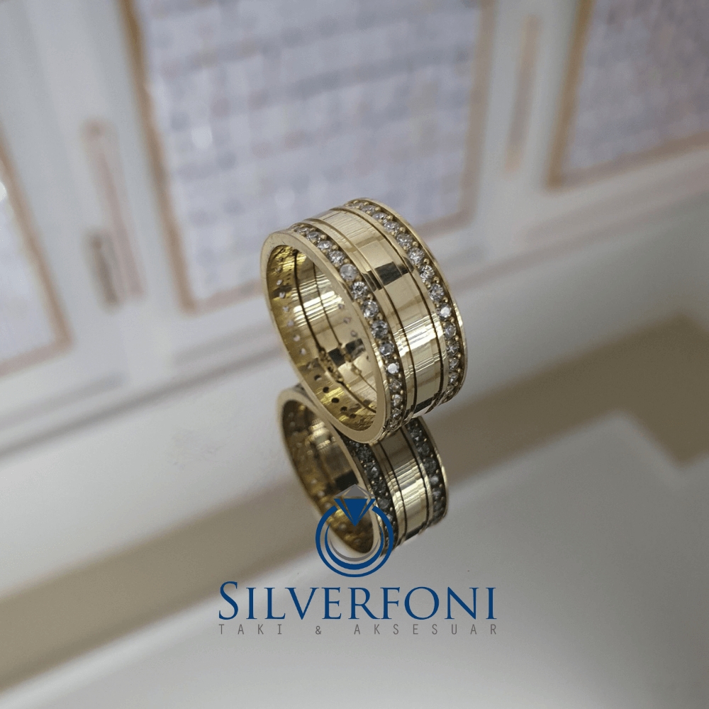 Silverfoni Rüya Taşlı Bayan Alyans