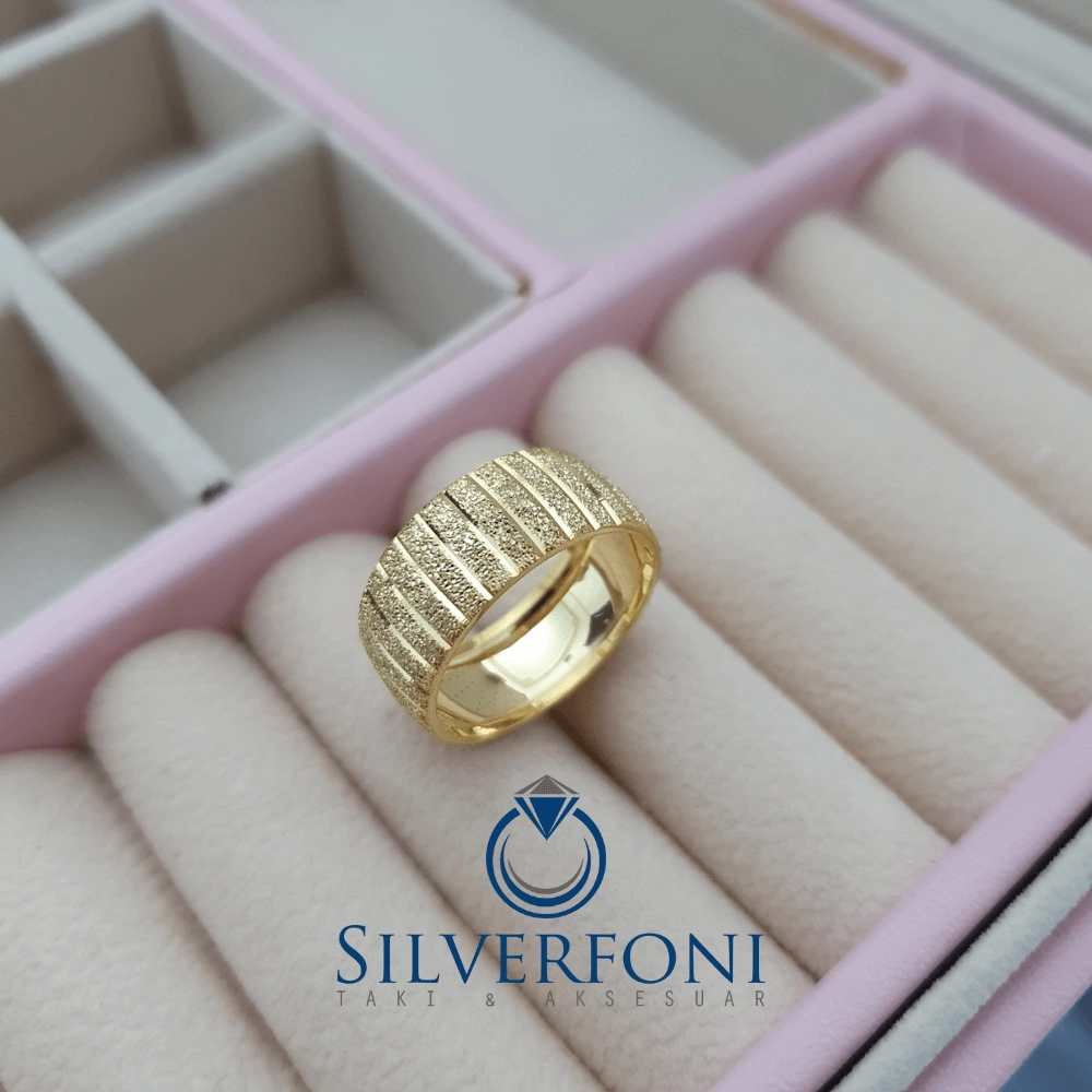 Bay Bombe Tırtık Alyans Silverfoni