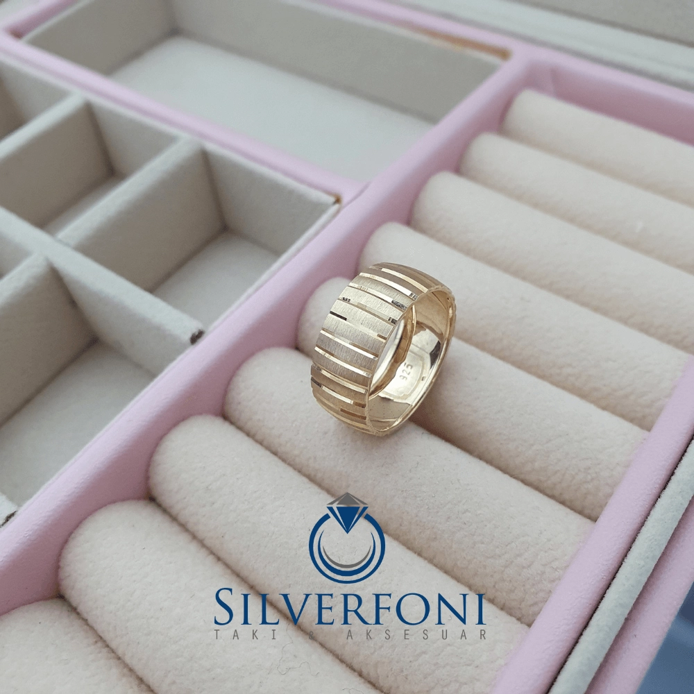 Bay Bombe Tırtık Alyans Silverfoni