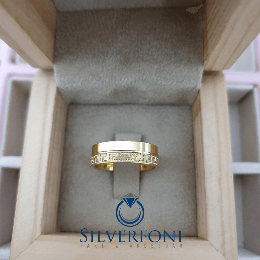 Sesilya Modeli Modern Bayan Alyans – Silverfoni