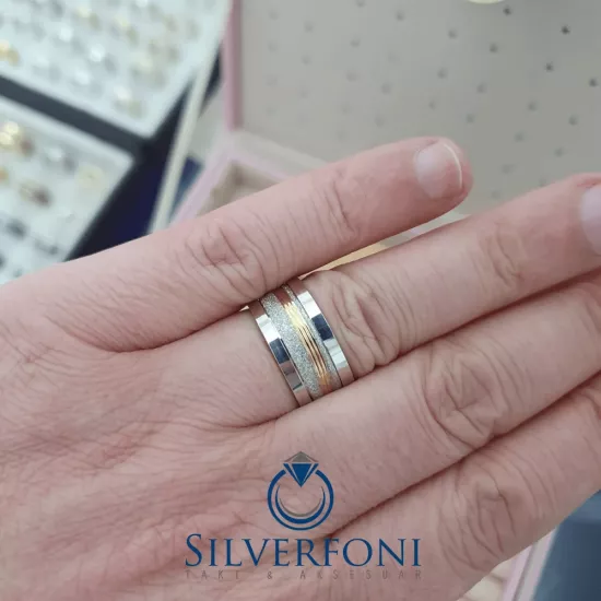 Su Yolu Taşsız Erkek Alyans