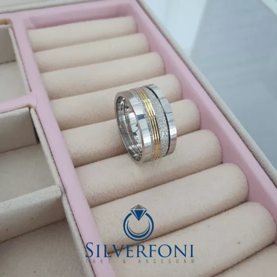 Su Yolu Taşsız Erkek Alyans