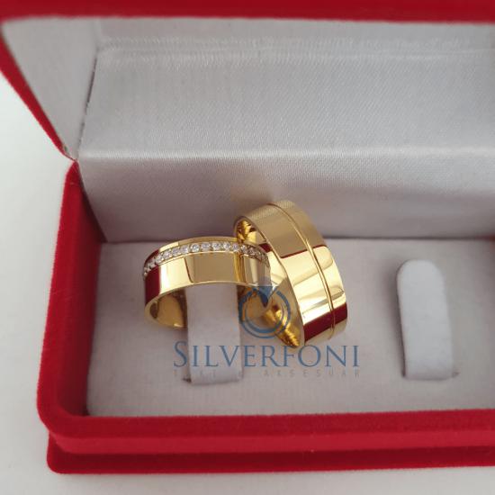 Sonsuz Işıltı Elişi Alyans | 925 Ayar Gümüş 