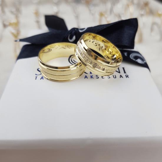 Hayal Elişi Çift Alyans | 925 Ayar Gümüş