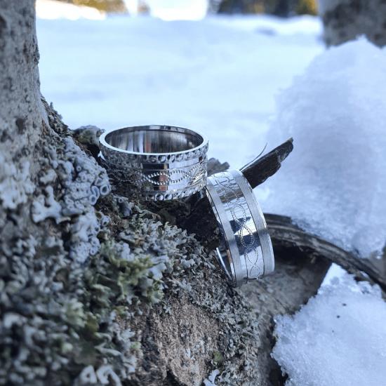 Sonsuzluk Model Çift Alyans | 925 Ayar Gümüş