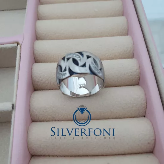 Bumerang Modeli Alevtopu Alyans Silverfoni Gümüş