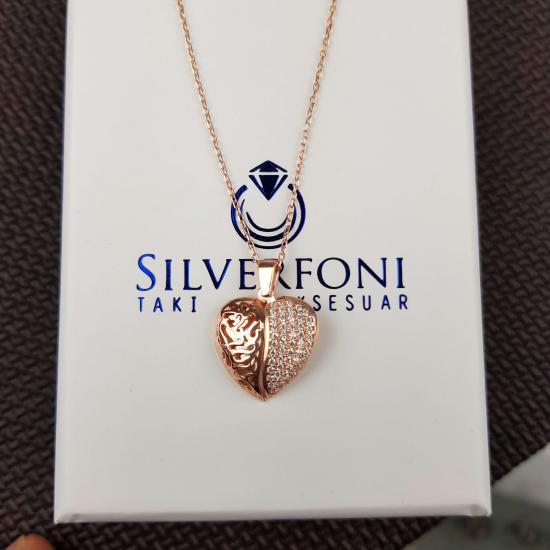 Silverfoni 925 Ayar Gümüş Kalbimdeki İsimli Sır 