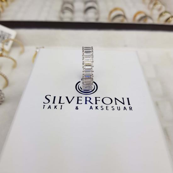 Silverfoni 5mm Baget tamtur  Bayan Yüzük
