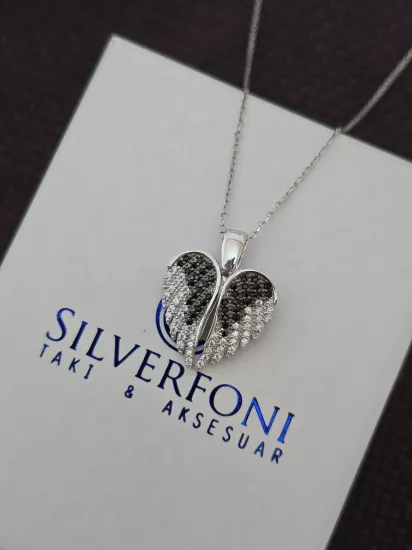 Silverfoni 925 Ayar Gümüş Kalbimdeki Sır Kolye