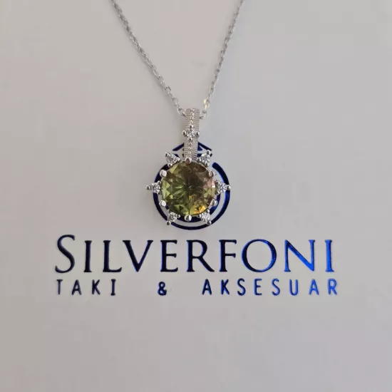 Silverfoni 925 Ayar Gümüş Bayan Lotus Kolye