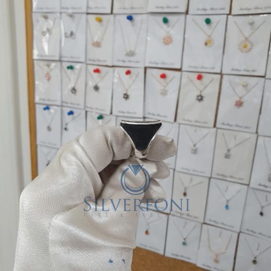 Silverfoni 925 Ayar Gümüş Koleksiyon 7 erkek yüzük