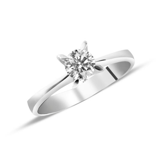 Prenses Kesim Tektaş Yüzük | 925 Ayar Gümüş 