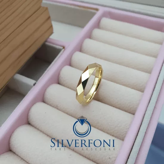 Bay Prizma Model Modern Alyans –  Silverfoni