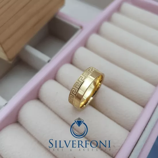 Sesilya Modeli Modern Bayan Alyans 