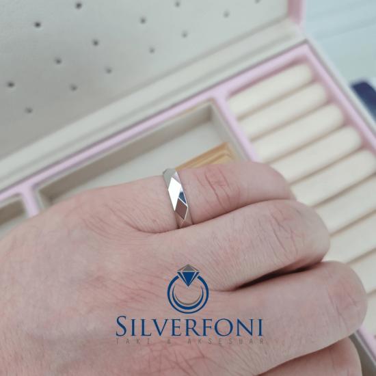 Bay Prizma Model Modern Alyans –  Silverfoni