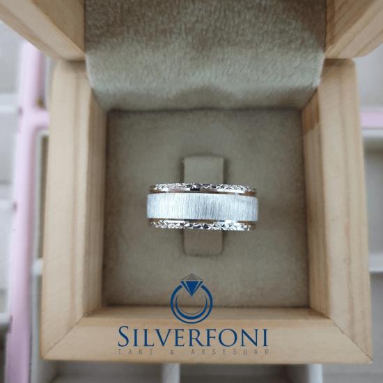 Bayan Bombe Brose Model Alyans | 925 Ayar Gümüş 