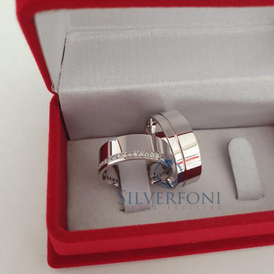 Sonsuz Işıltı Elişi Alyans | 925 Ayar Gümüş 