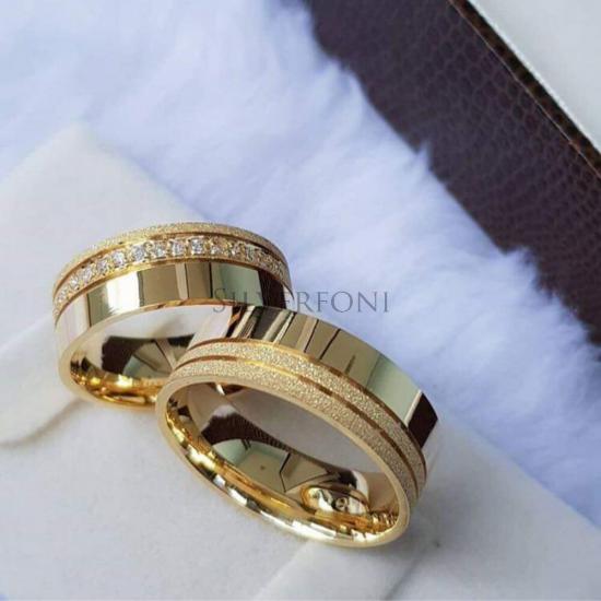 Yıldız Elişi Çift Alyans | 925 Ayar Gümüş